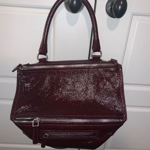 NEW Givenchy Pandora Medium Patent Leather Satchel
